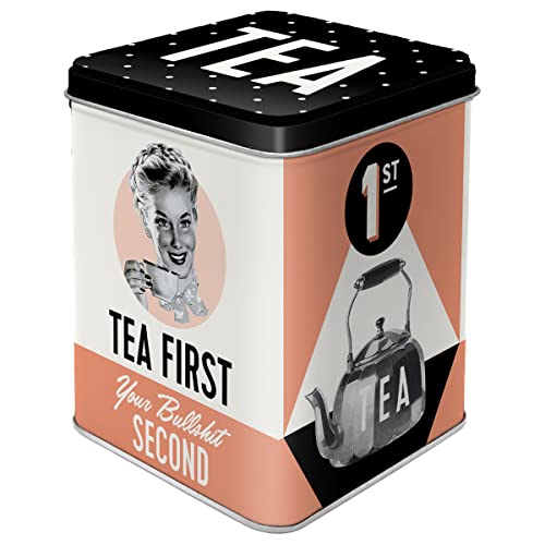 : Nostalgic-Art 31308 Retro Teedose Tea First –...