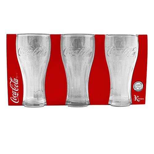 Coca Cola Glas: Kemes Coca Cola Gläser 6 Stück Longdrinkglas 300...