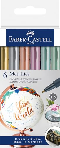 Beste Künstlerstift Platz 11: Faber-Castell 160706 - Metallics...