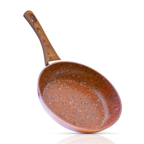 Beste Kupferpfanne Platz 15: LIVINGTON Copper & Stone Pan | 24cm...