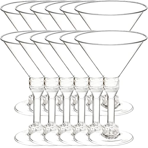 : DOITOOL Martini-Gläser Kunststoff 20Er-Set Klare...