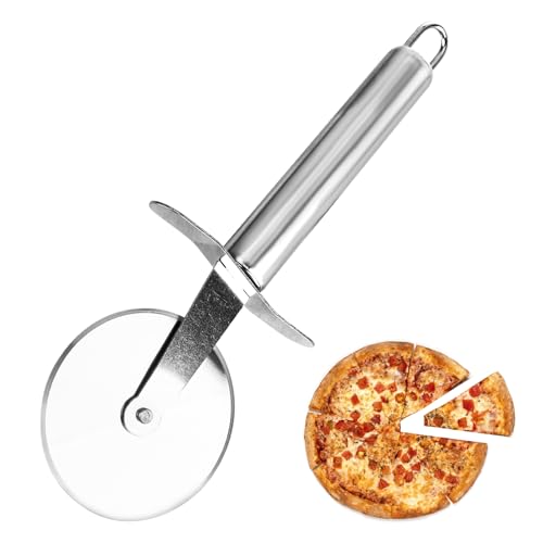 Pizzaschneider: Pizzaschneider, Pizzaroller aus Edelstahl, Pizza...