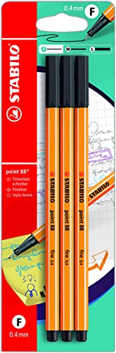 Beste Fineliner Platz 2: Fineliner - STABILO point 88 - 3er...