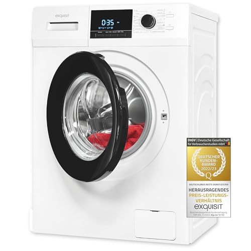 Waschmaschine Test: Exquisit Waschmaschine WA58214-340A weiss | 8...