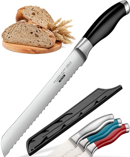 Brotmesser Test: Orblue Brotmesser mit Wellenschliff,...