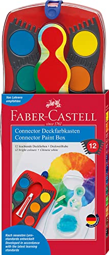 Beste Wasserfarbkasten Platz 13: FABER-CASTELL 125030 - Farbkasten...