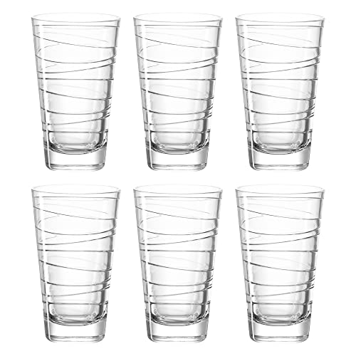 Wasserglas: Leonardo Vario Struttura Trink-Gläser, 6er Set,...