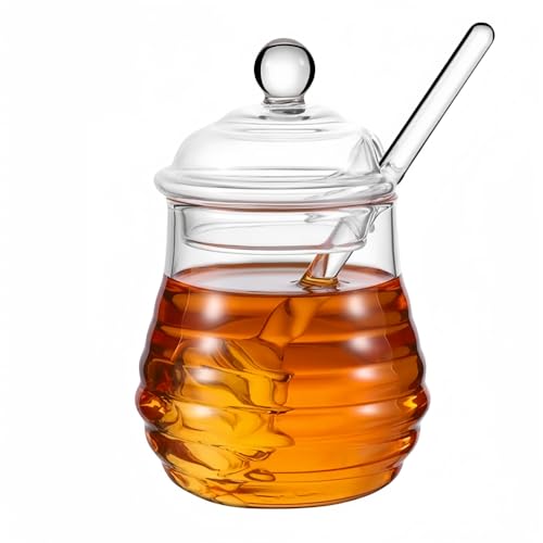 Honigglas Tests & Sieger: XIZHI Transparentes Honigglas mit...