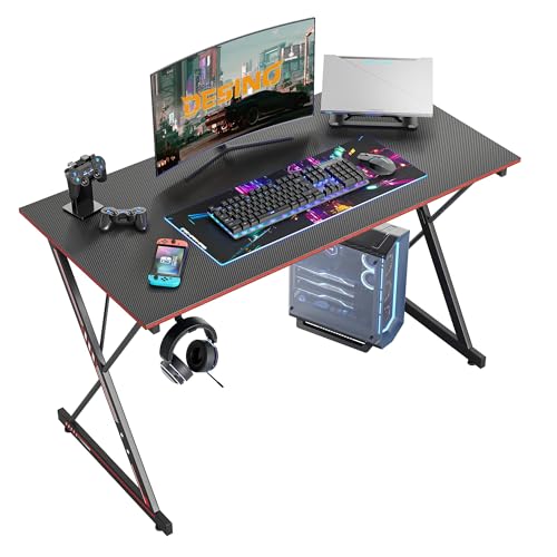 Beste Gaming Schreibtisch Platz 13: DESINO Gaming Schreibtisch, 80 x 60...