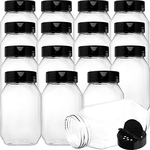 Dicunoy 16 Pack Gewürzbehälter Kunststoff, 500ml...