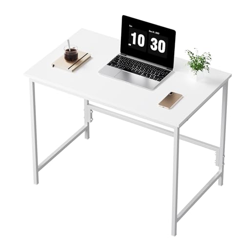 Schreibtisch weiß: HLONONE Schreibtisch, Computertisch Kleiner Tisch,...