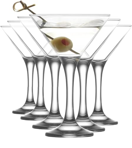 Beste Martini-Glas Platz 7: LAV Luxus Martini Gläser 6er Set...