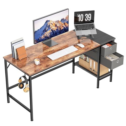 Beste Büro Schreibtisch Platz 8: Pc Tisch, Computertisch mit 2...