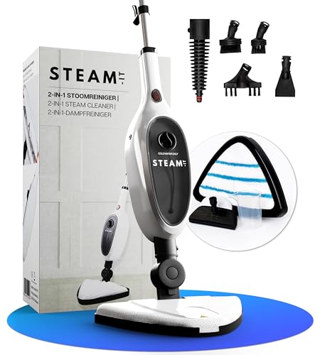 Steam Dampfreiniger: Steam-It 2-in-1 Dampfreiniger | 7 Aufsätze | Für...
