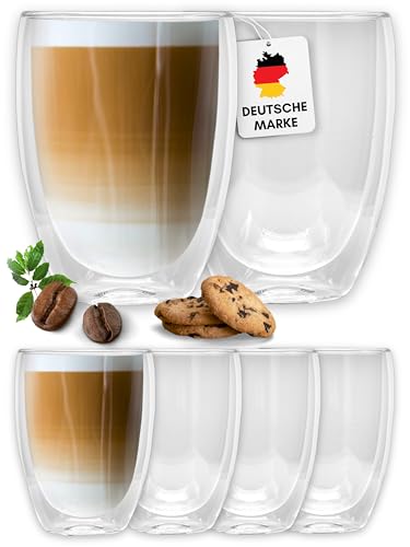 Kaffeeglas: LAPRESO® Latte Macchiato Gläser doppelwandig...