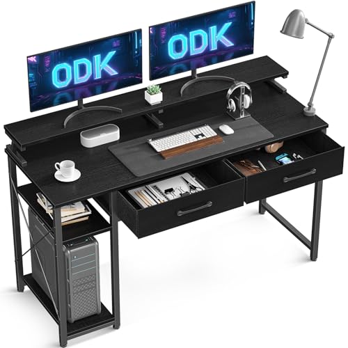 Designer Schreibtisch Tests & Sieger: ODK Schreibtisch mit Regalen,...