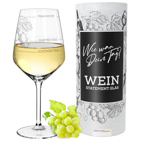 Weinglas Tests & Sieger: getbrave Weinglas XL | Guter Tag,...