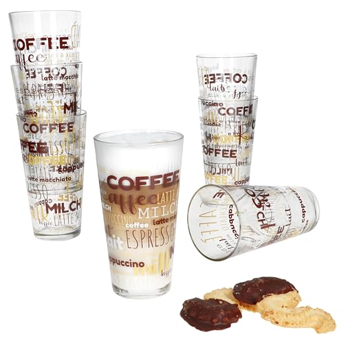 Beste Latte Macchiato Glas Platz 5: MamboCat 6er Set Candy Latte...