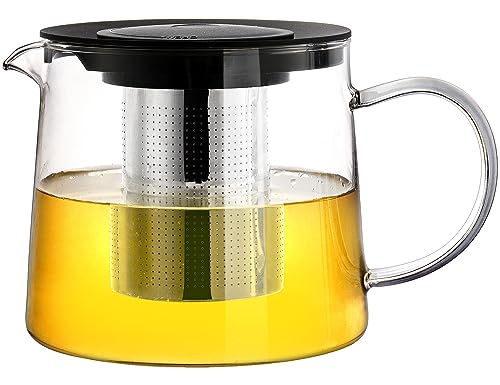Teekanne: Tebery Teekanne 1,5 Liter mit Metallsieb