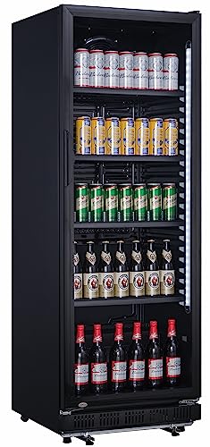 Getränkekühlschrank: Getränkekühlschrank Flaschenkühlschrank schwarz...