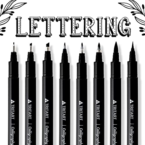 Beste Brushpen Platz 18: Tritart Kalligraphie Stifte Set –...