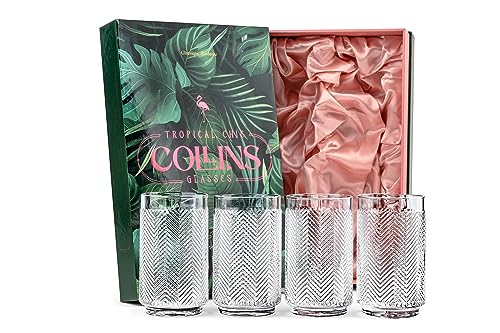 Beste Highball-Glas Platz 16: GLASSIQUE CADEAU Vintage Flamingo...