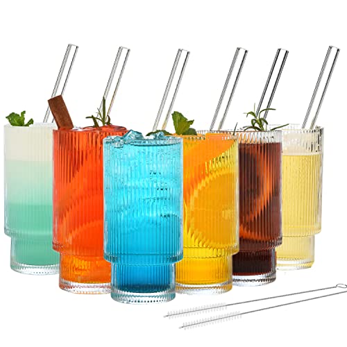 : ALINK Cocktail Gläser 6er Set, Bier Glas,...