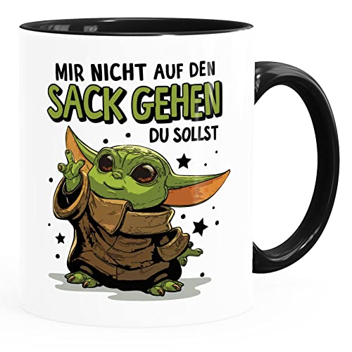 Beste Kaffeetasse Platz 7: MoonWorks® Kaffee-Tasse mit Spruch...