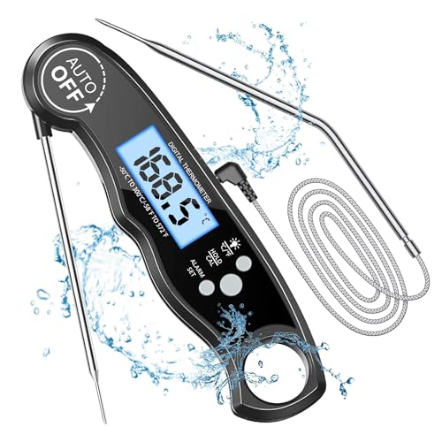 Küchenthermometer: CIRYCASE Fleischthermometer Digital, Sofort...