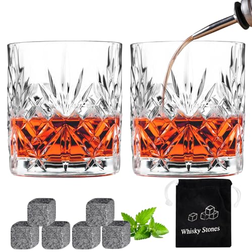 Beste Old Fashioned-Glas Platz 17: Whisky Gläser 2 Stück Crystal...