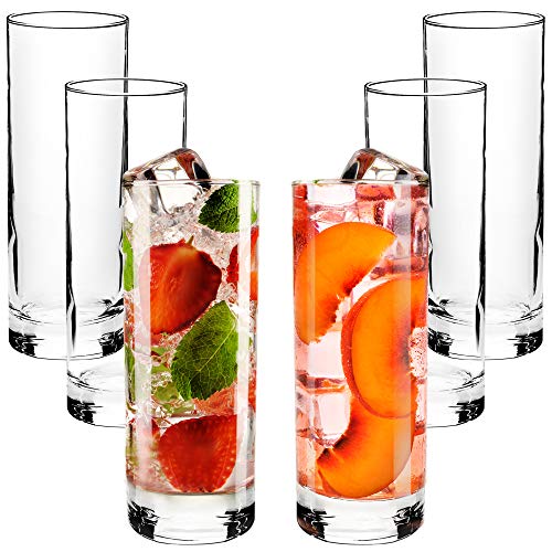 Beste Highball-Glas Platz 14: CRYSTALIA Luxus Longdrinkgläser...