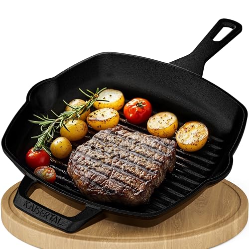 Beste Grillpfanne Platz 19: KAISERTAL® Grillpfanne - 27cm...