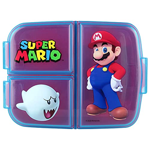 : p:os Super Mario Brotdose für Kinder mit 3...