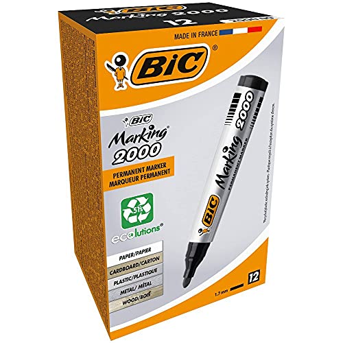 Beste Permanentmarker Platz 8: BIC Marking 2000 Permanent Marker,...