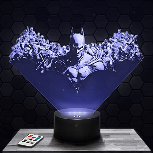 Nachttischlampe - Touch-Nachtlicht Batman Arkham...