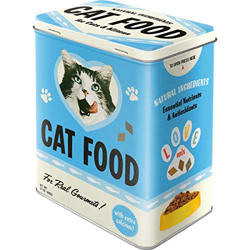 : Nostalgic-Art Retro Vorratsdose L, 3 l, Cat Food...