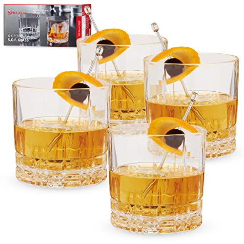 Beste Old Fashioned-Glas Platz 4: Spiegelau Whisky Glas 4er Set, 270...