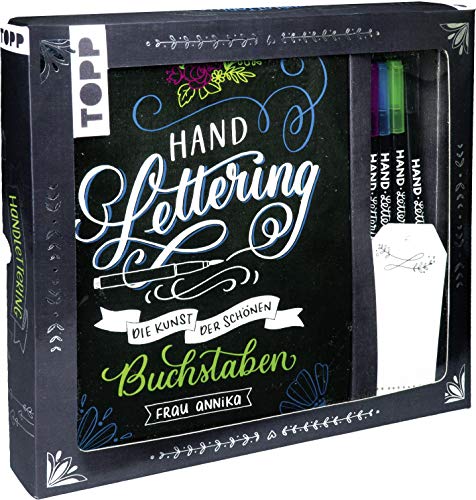 Beste Handlettering-Sets Platz 2: Kreativ-Set Handlettering: Buch mit...