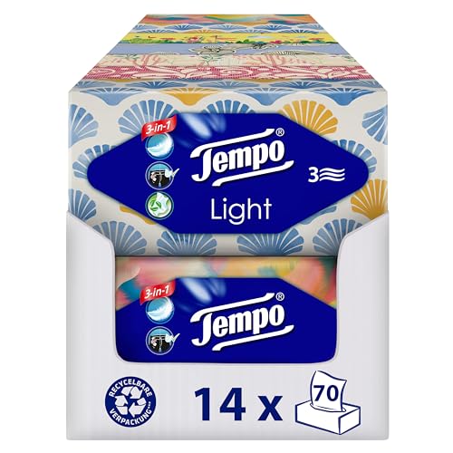 Taschentuchbox: Tempo Light Box Taschentücher - Megapack - 14...