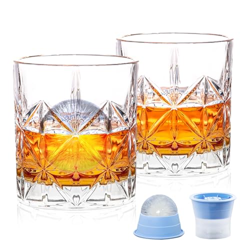 Beste Old Fashioned-Glas Platz 8: veecom Whiskey Gläser, 300ml...