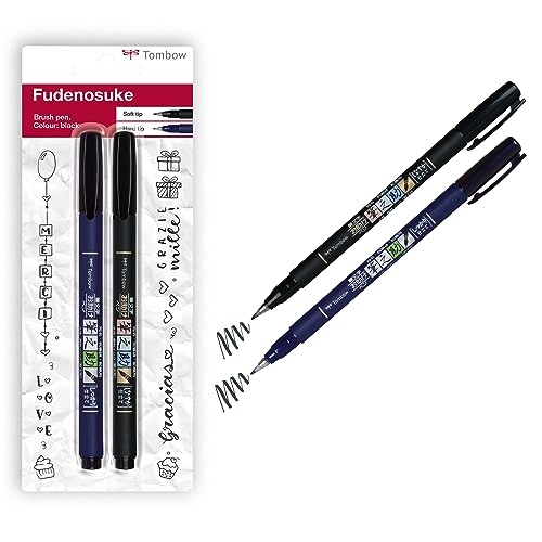 Beste Brushpen Platz 4: Tombow WS-BHS-2P Brush Pen...