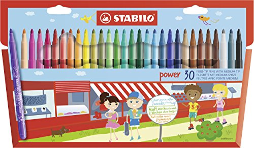 Beste Filzstift Platz 3: Filzstift - STABILO power - 30er...