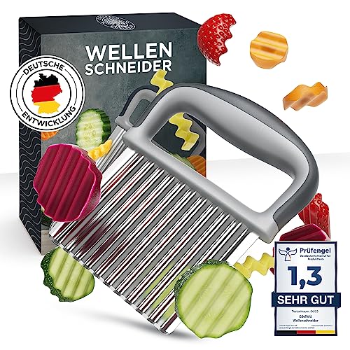 Edelfeld Wellenschneider für Pommes, Obst & Gemüse -...