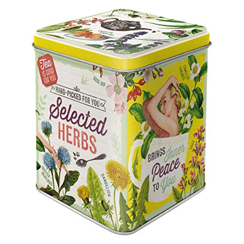 : Nostalgic-Art Retro Teedose, 100 g, Selected Herbs...