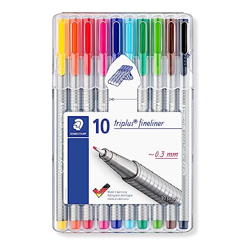 Beste Feinschreiber Platz 6: STAEDTLER Fineliner triplus,...