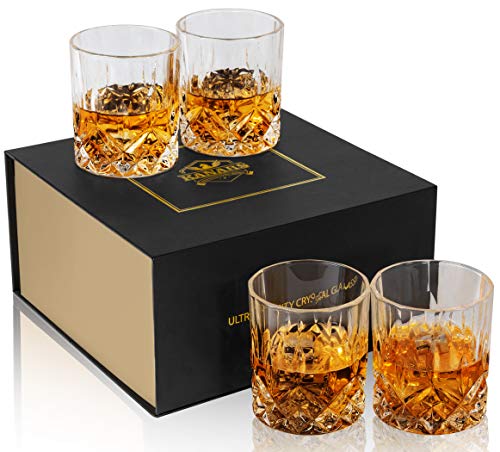Kristallglas Tests & Sieger: KANARS 4er Set Whisky Gläser,...