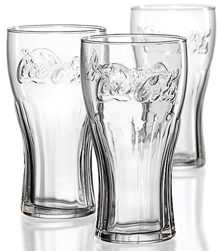 Coca Cola Glas: American Shop - Coca-Cola Relief-Glas 0,2 Liter,...