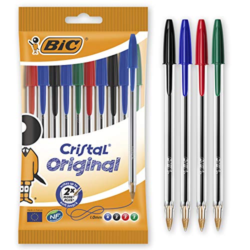 Beste Kugelschreiber Platz 18: BIC 830865 Cristal Original, 10er...