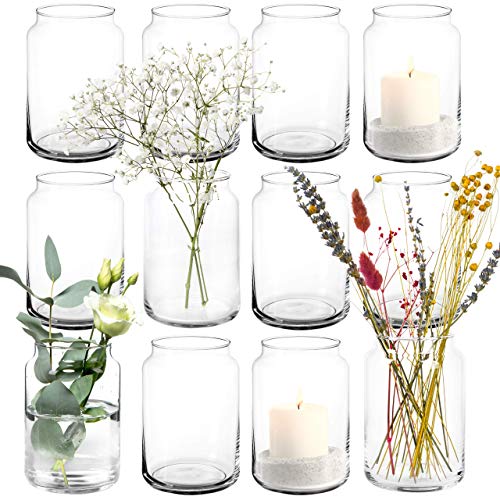 Kerzenglas Tests & Sieger: Giessle® 12x Vasen/Windlichter aus...