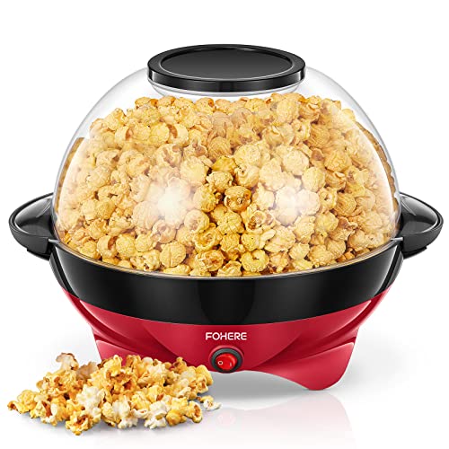 Popcornmaschine: FOHERE Popcornmaschine, 5.5L Popcorn Maker für...